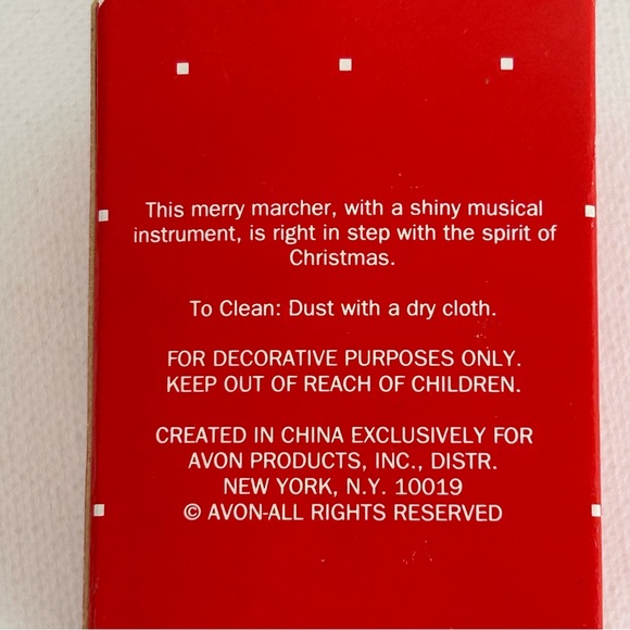 Avon VTG Set of 4 "Strike up the Band Teddy" Ornaments, with bonus ornament - Picture 11 of 14